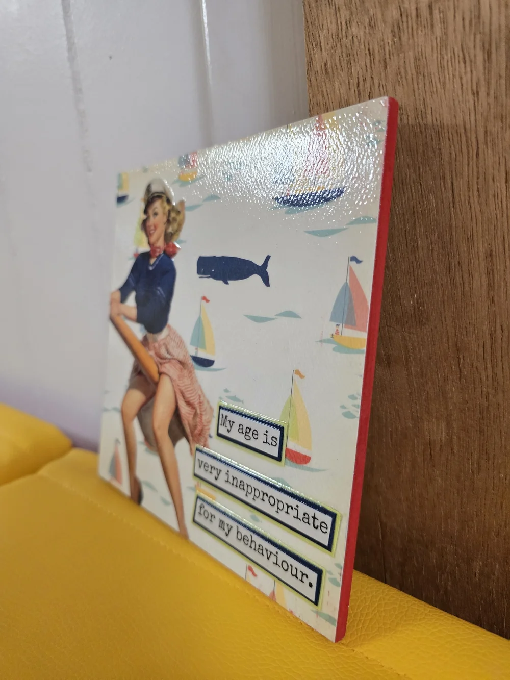 Rwtro Sailor Pin-Up Wall Art